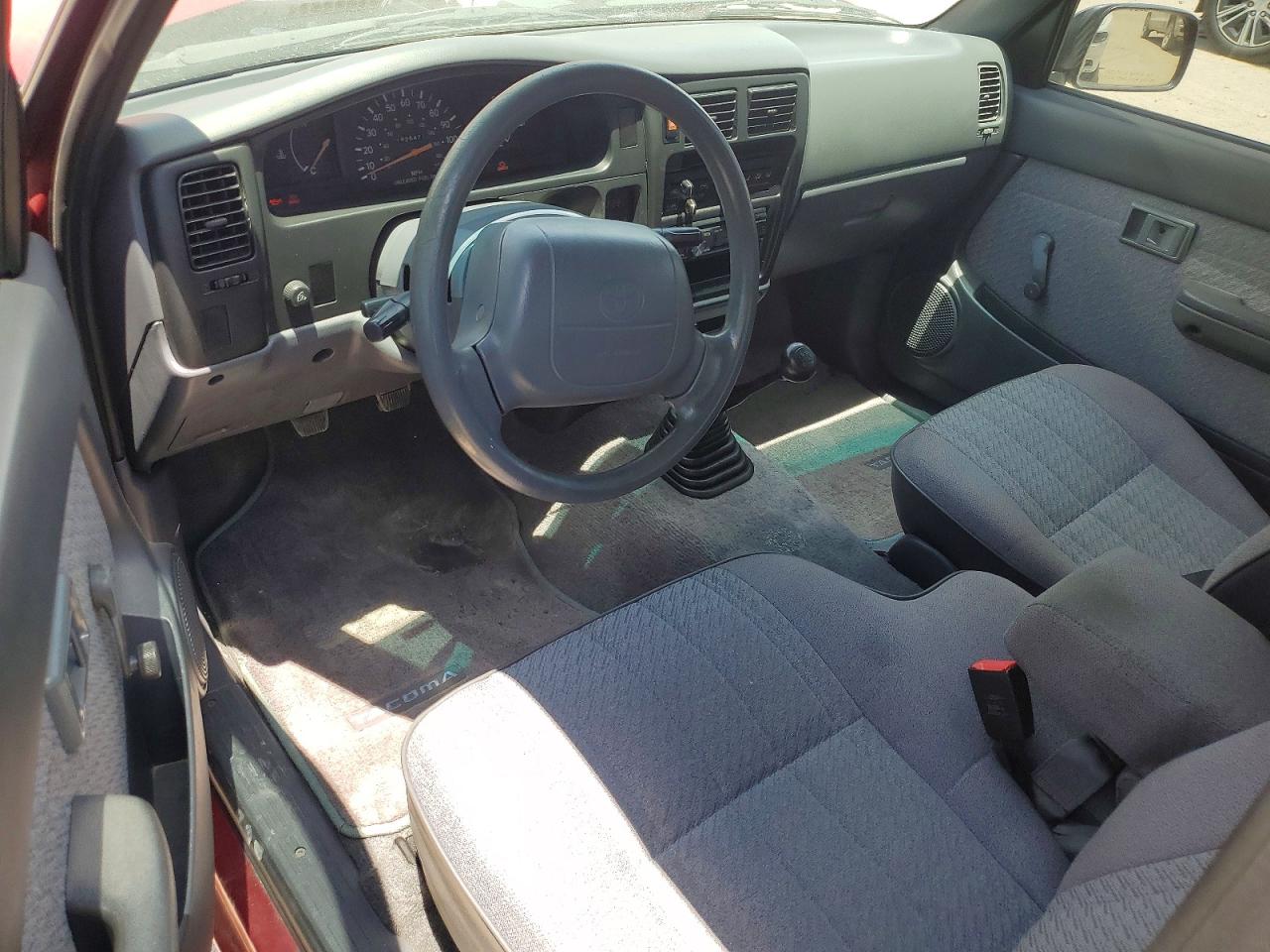 1997 Toyota Tacoma Base Red vin: 4TAVL52NXVZ294685