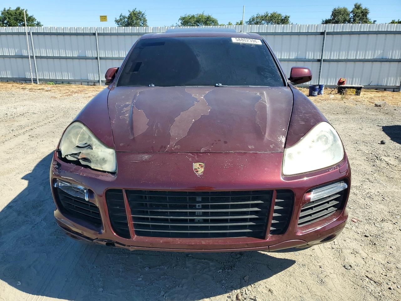 2008 Porsche Cayenne Turbo Темно-бордовый vin: WP1AC29P98LA91236