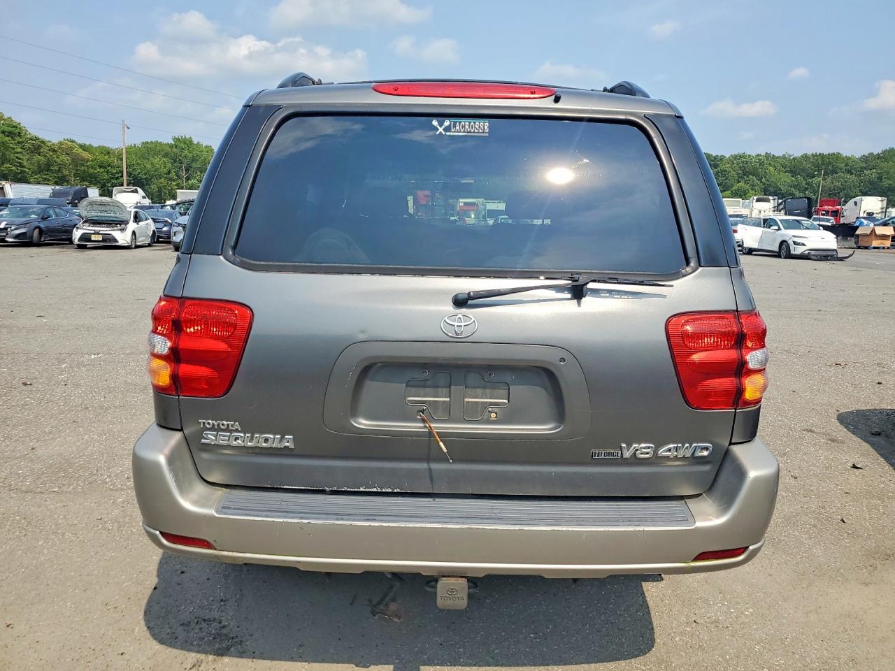2003 Toyota Sequoia Sr5 Gray vin: 5TDBT44A23S164104