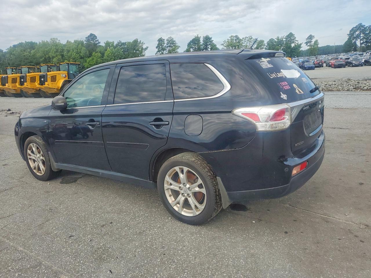 2014 Mitsubishi Outlander Gt Черный vin: JA4JZ4AXXEZ001800