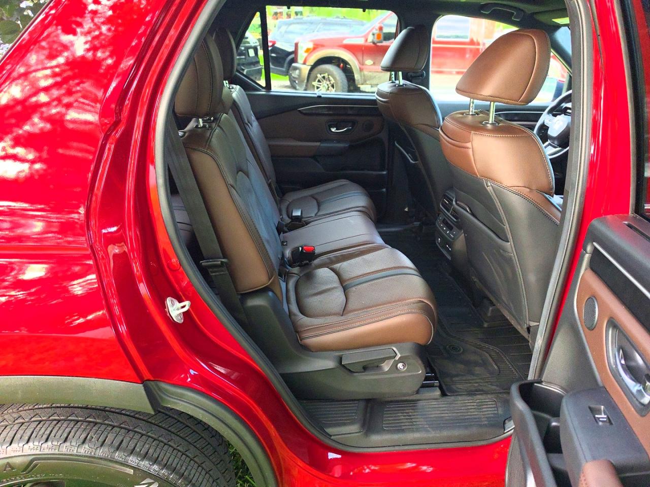 2025 Honda Pilot Elite Красный vin: 5FNYG1H83SB029382