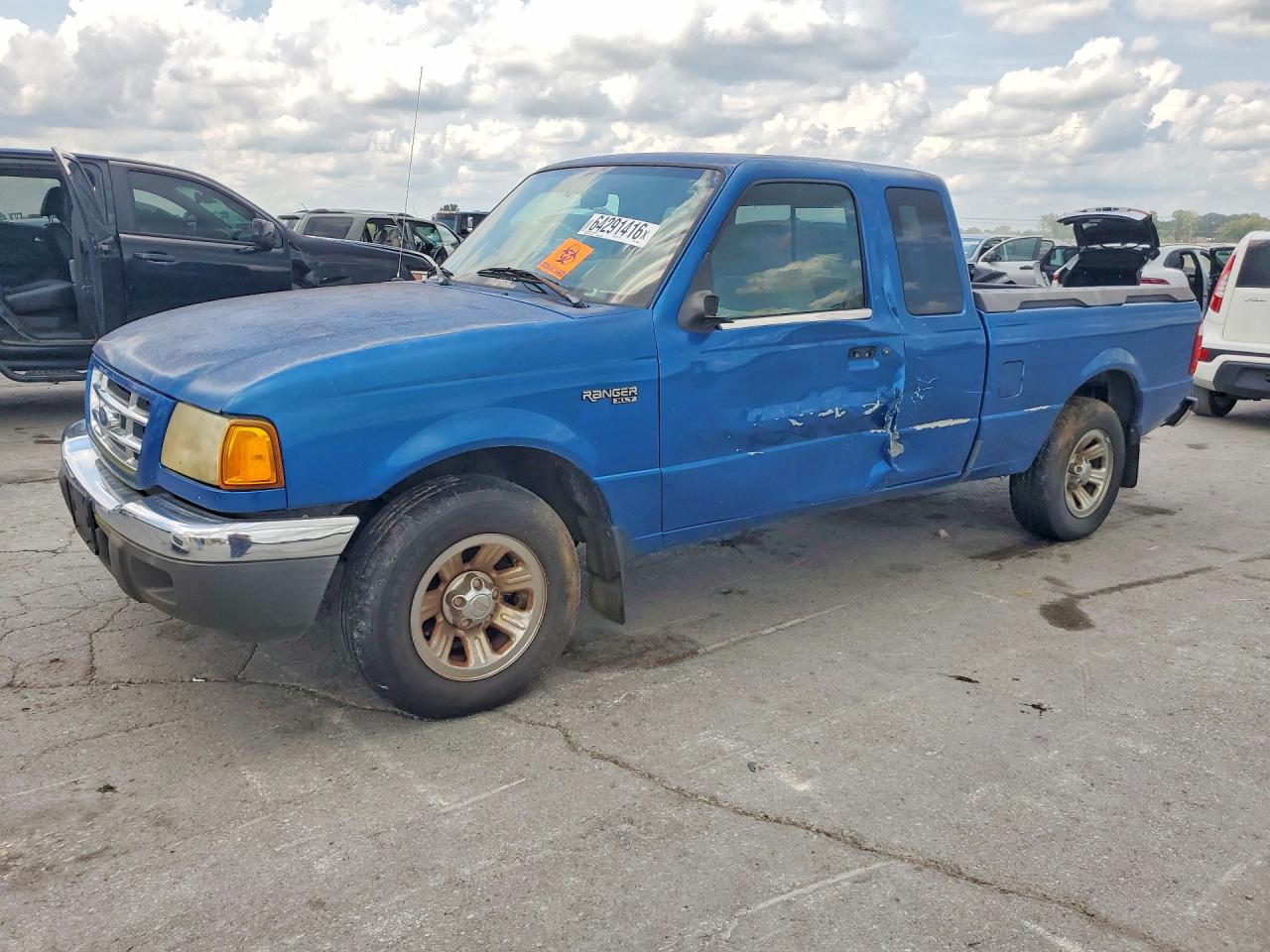 2001 Ford Ranger Super Cab Blue vin: 1FTYR14V91TA83948