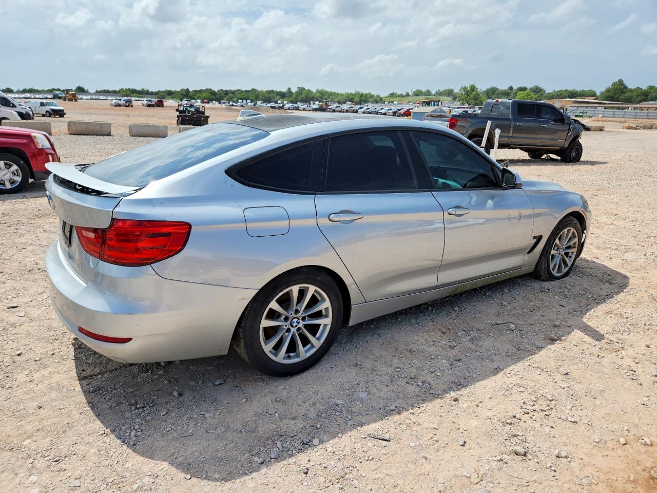 2014 Bmw 328 Xigt Silver vin: WBA3X5C52ED242718
