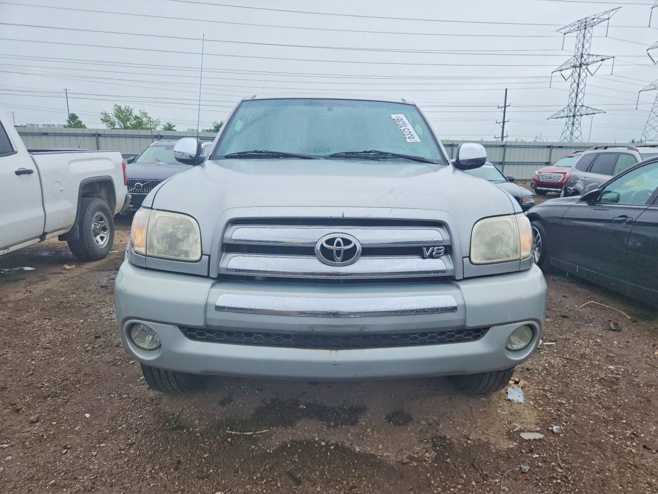2005 Toyota Tundra Access Cab Sr5 Silver vin: 5TBBT44145S472807