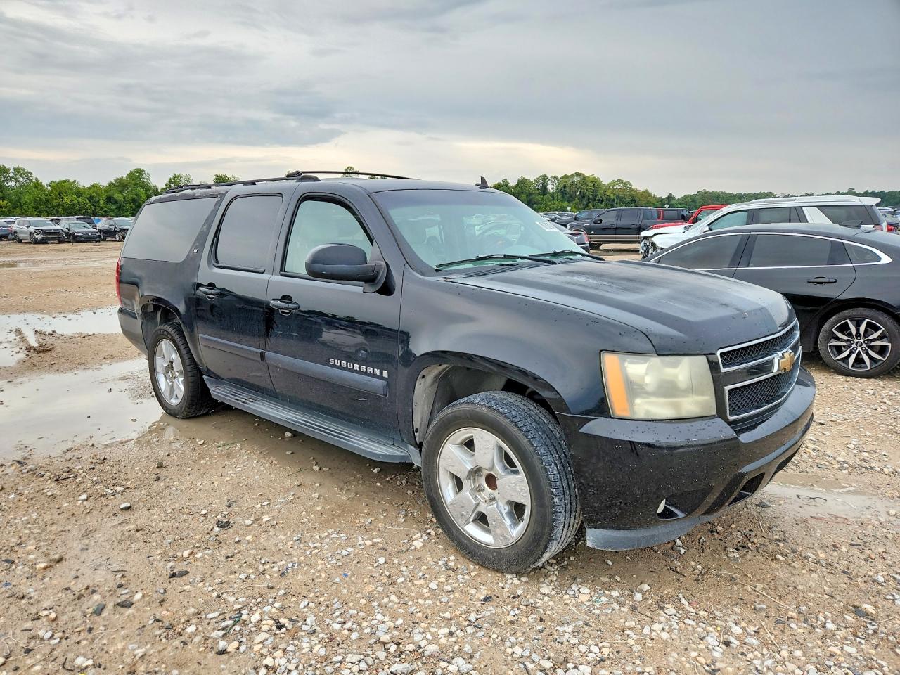 2007 Chevrolet Suburban C1500 Black vin: 3GNFC16J17G106221