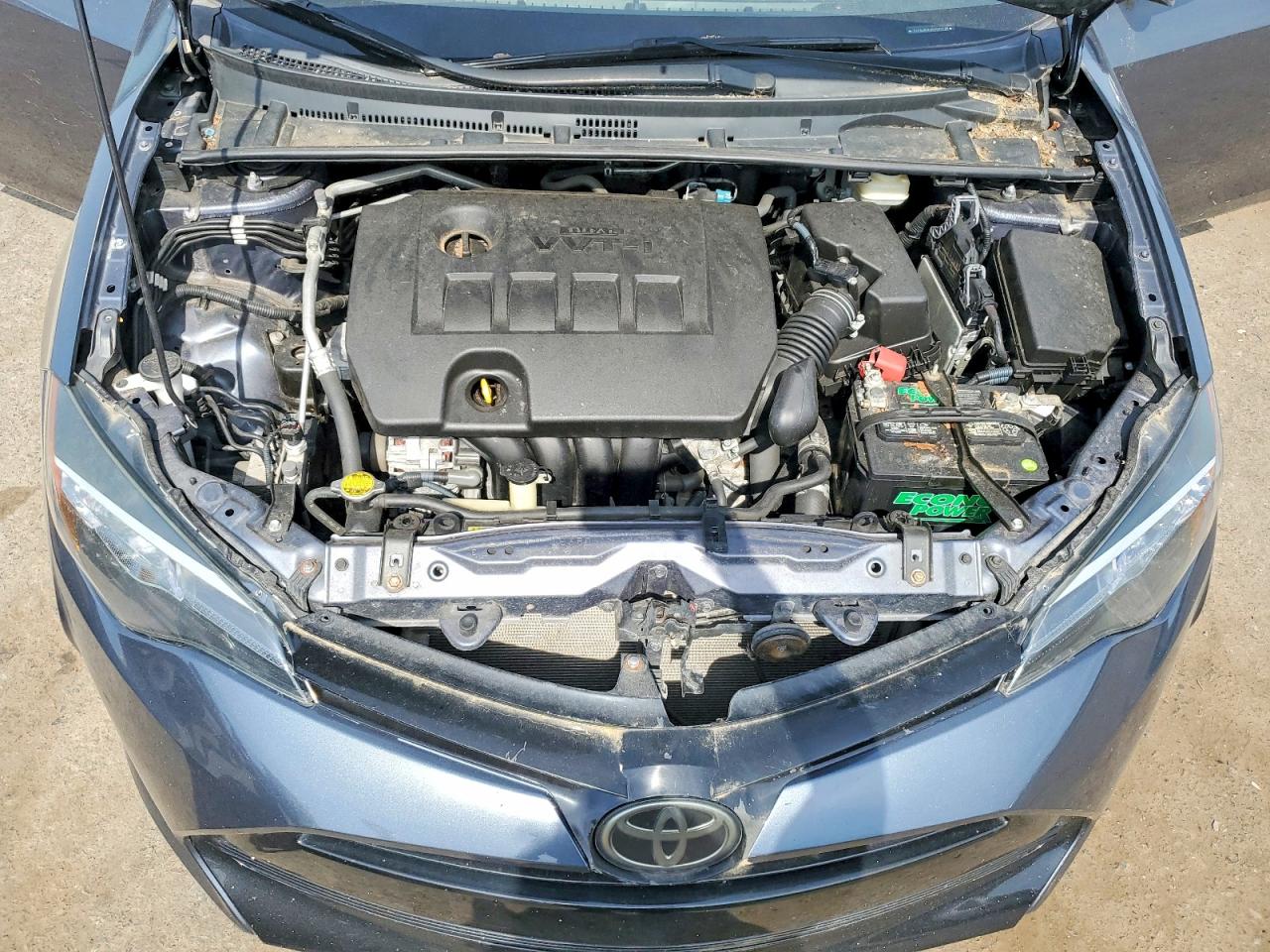 2017 Toyota Corolla Le Blue vin: 5YFBURHE8HP593769