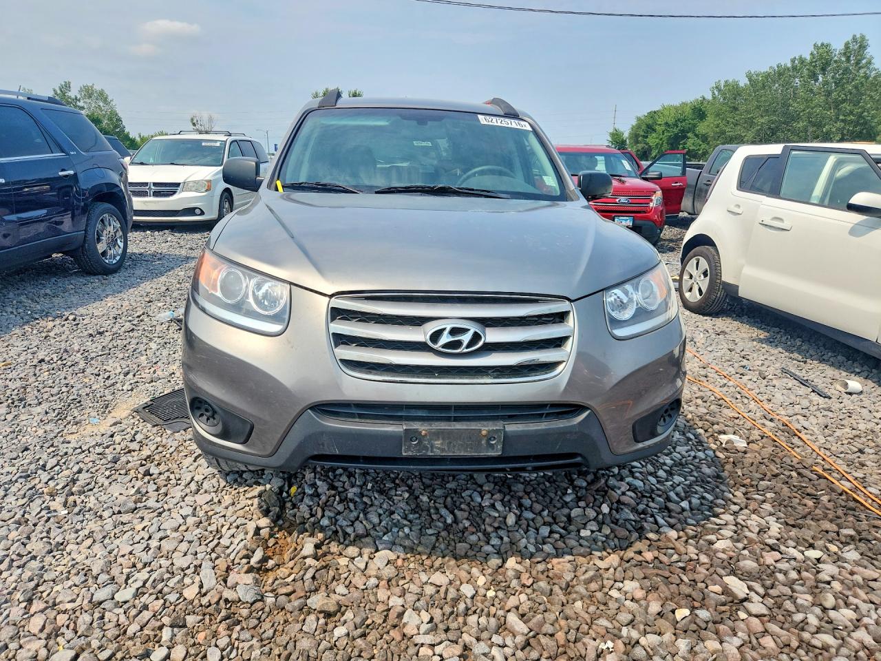 2012 Hyundai Santa Fe Gls Gray vin: 5XYZG3AB6CG122056