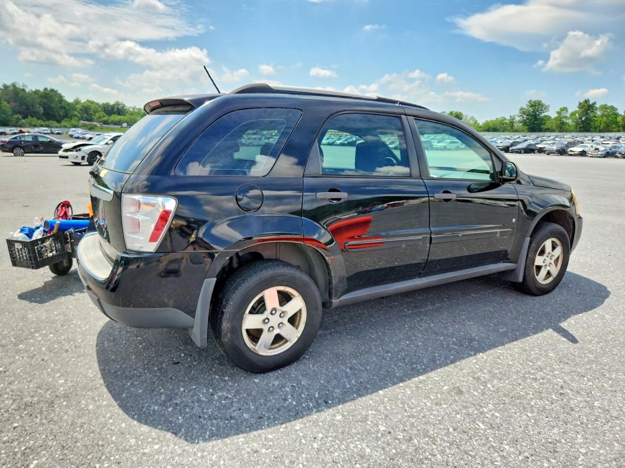 2009 Chevrolet Equinox Ls Black vin: 2CNDL13F096219264