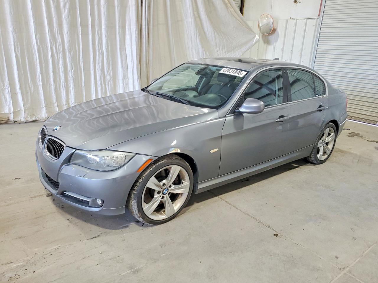 2011 Bmw 335 Xi Gray vin: WBAPL5C57BA920132