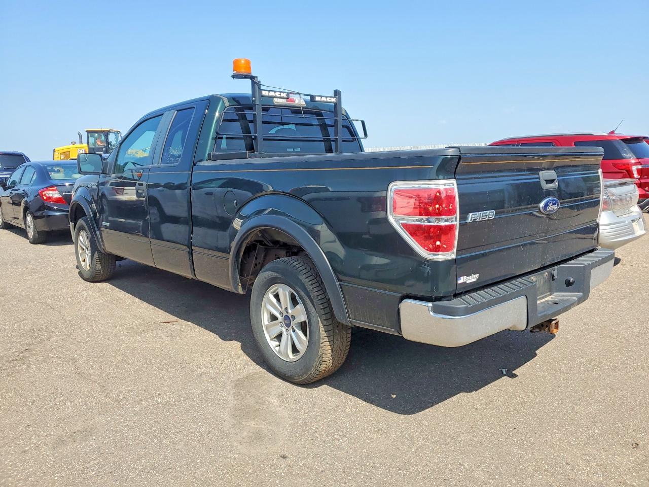 2012 Ford F150 Super Cab Green vin: 1FTFX1CT9CKE24481
