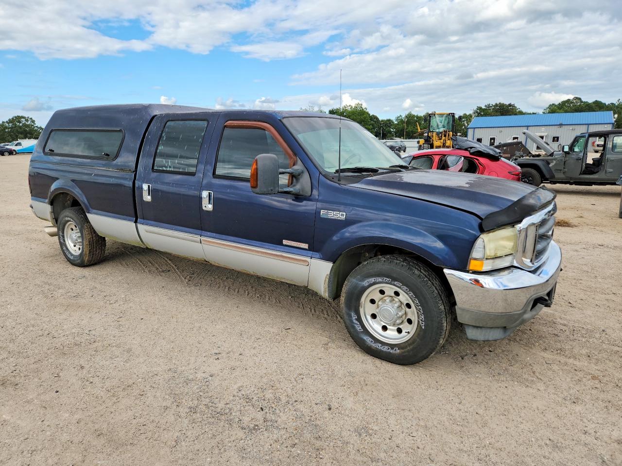 2003 Ford F350 Srw Super Duty Blue vin: 1FTSW30P43EC53691
