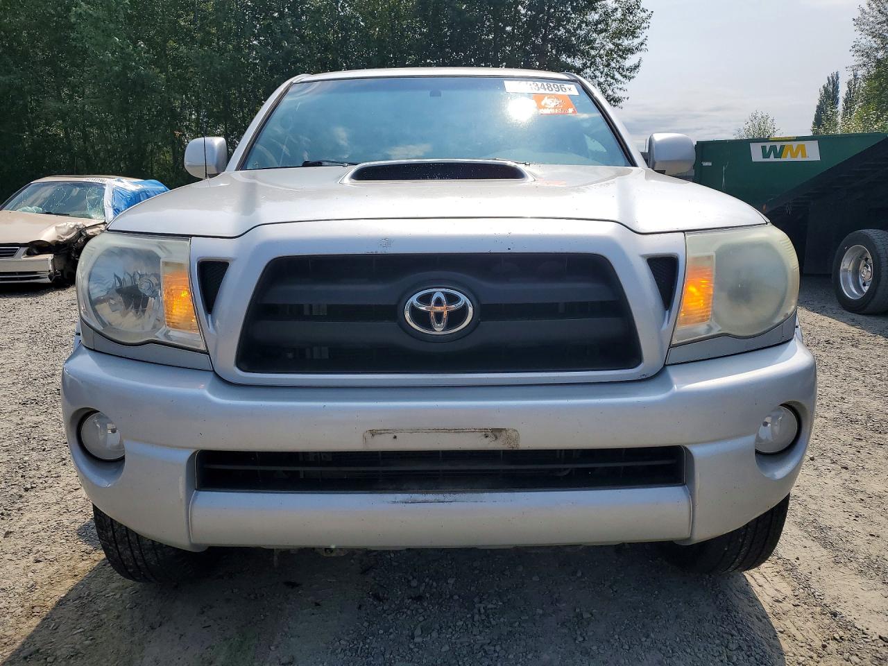 2005 Toyota Tacoma Double Cab Long Bed Silver vin: 5TEMU52N75Z124740