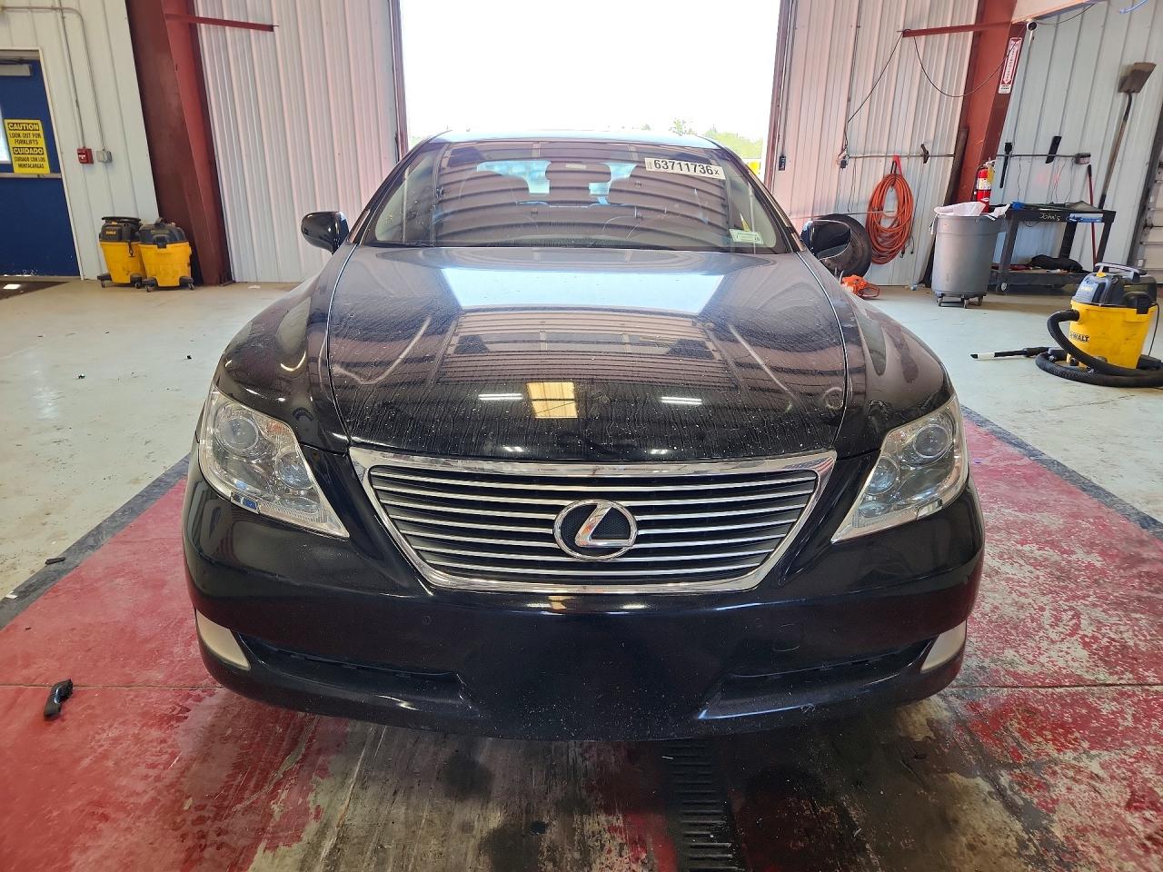 2008 Lexus Ls 460 Base Black vin: JTHBL46F485062579