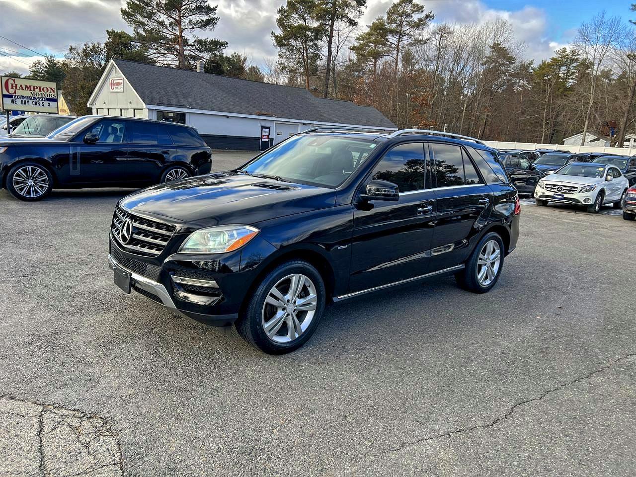 2012 Mercedes-benz Ml 350 4matic Black vin: 4JGDA5HB7CA030625