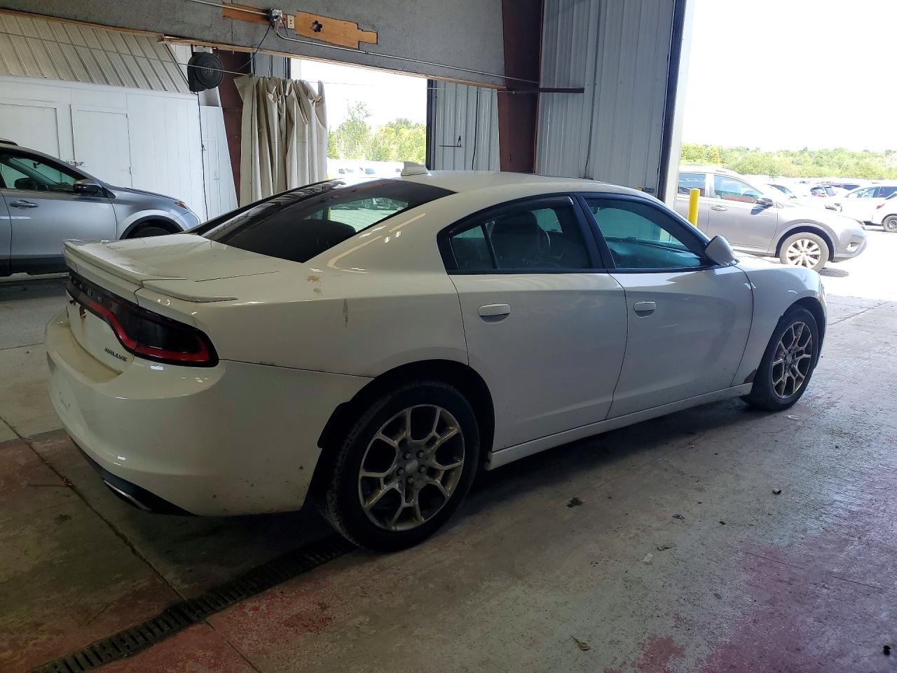 2015 Dodge Charger Sxt White vin: 2C3CDXJG7FH891421