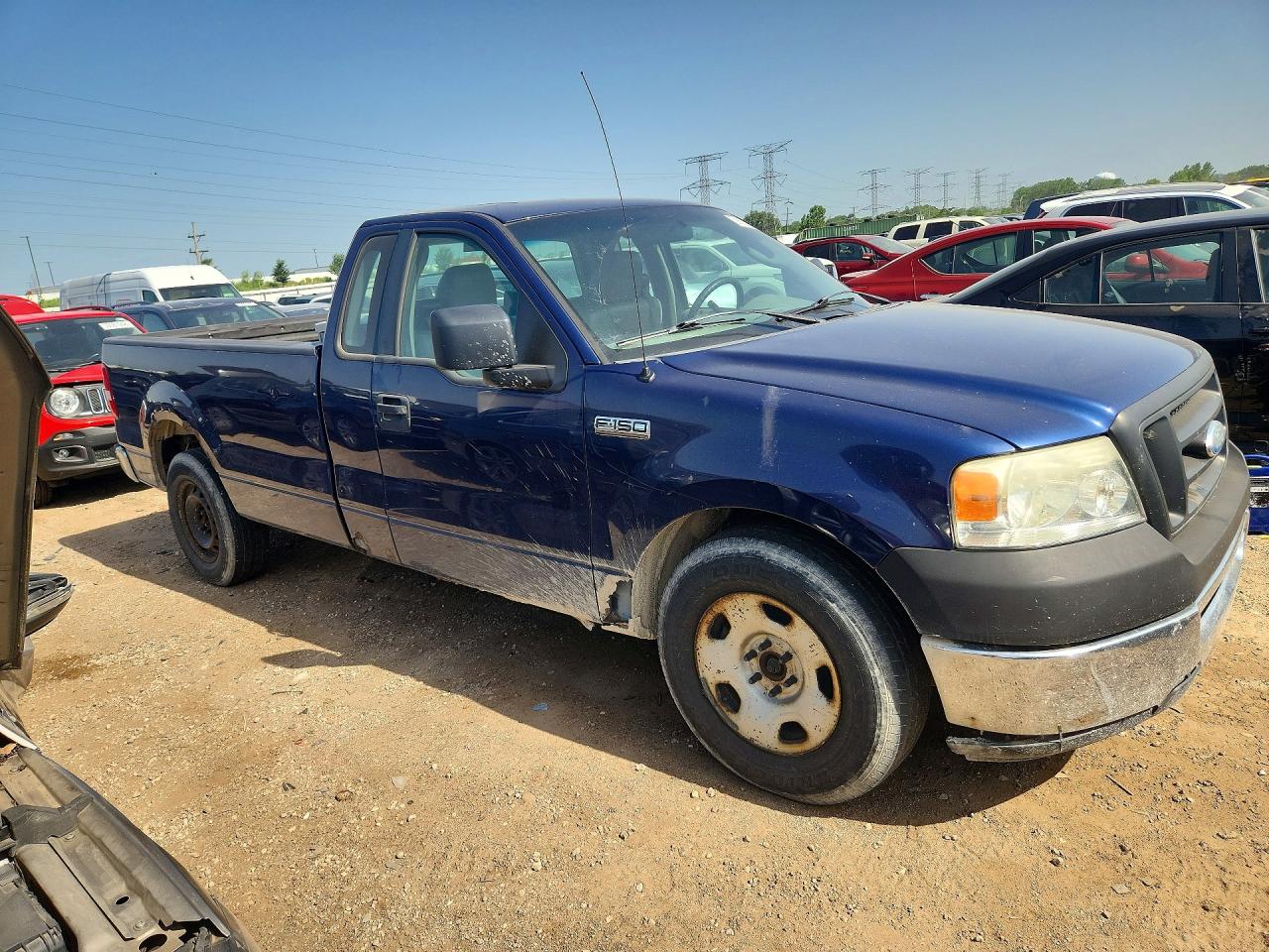 2008 Ford F150 Blue vin: 1FTRF12238KB63090