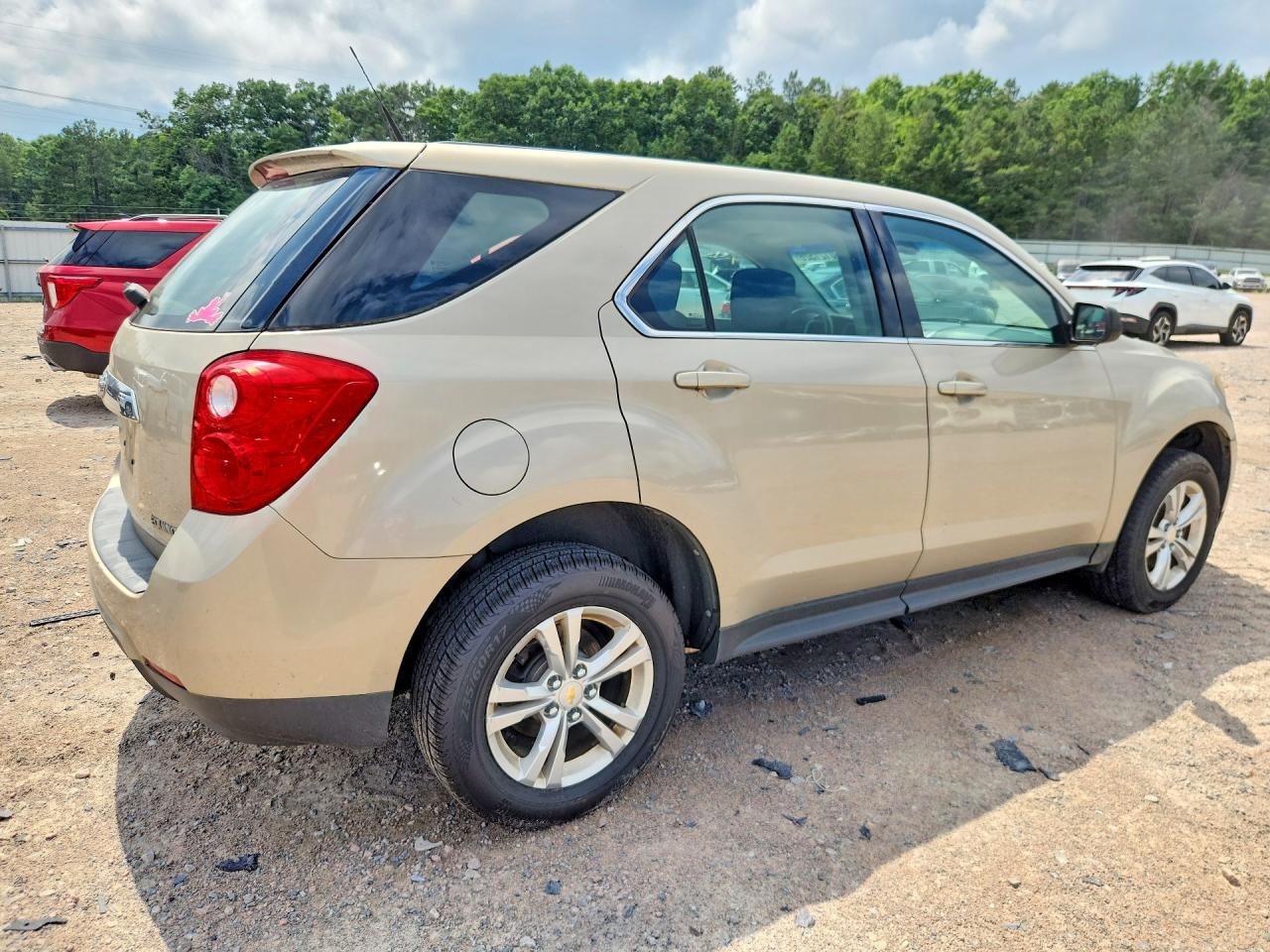 2011 Chevrolet Equinox Ls Cream vin: 2GNALBEC9B1265878