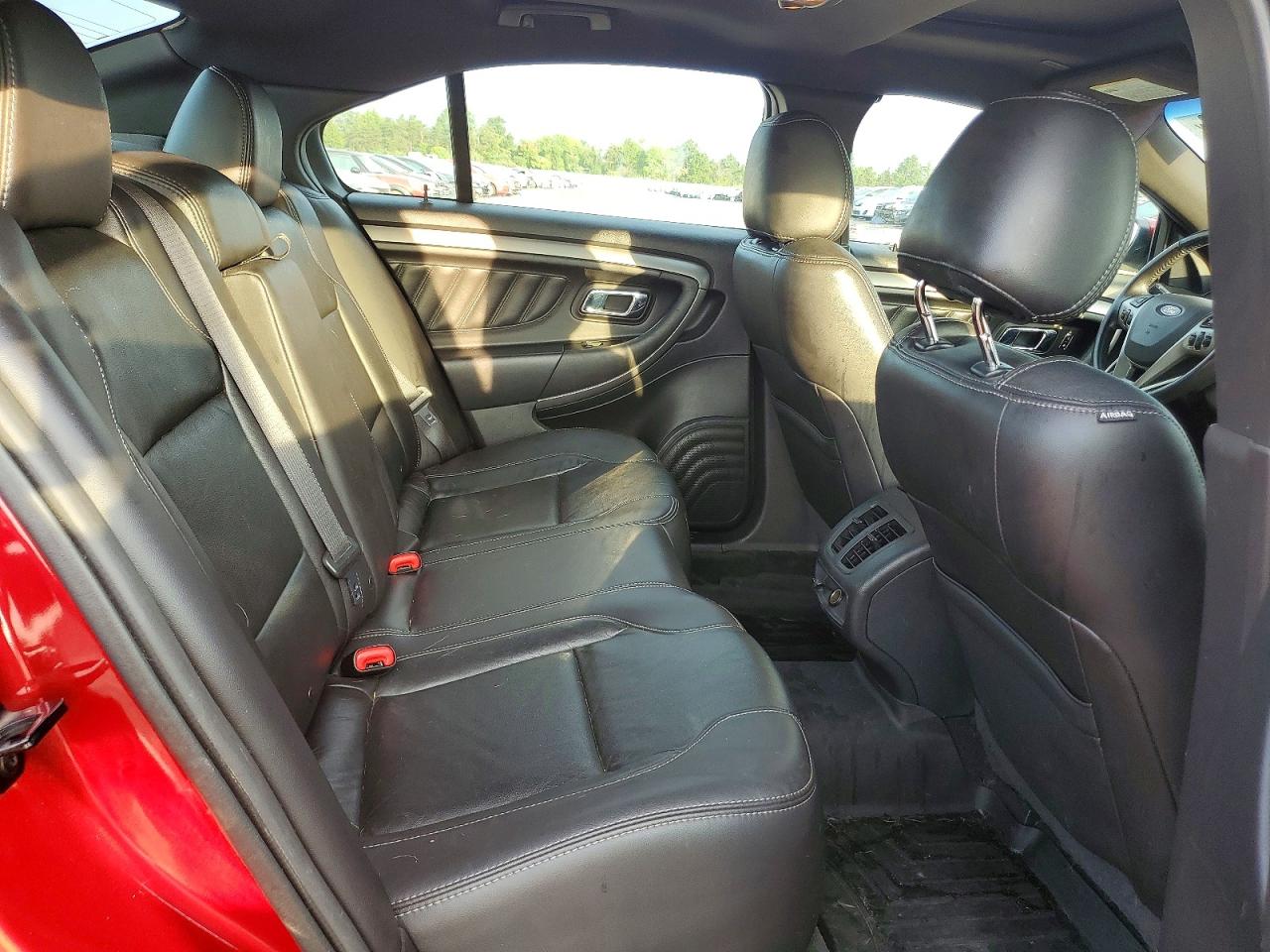 2015 Ford Taurus Sel Red vin: 1FAHP2H86FG169479