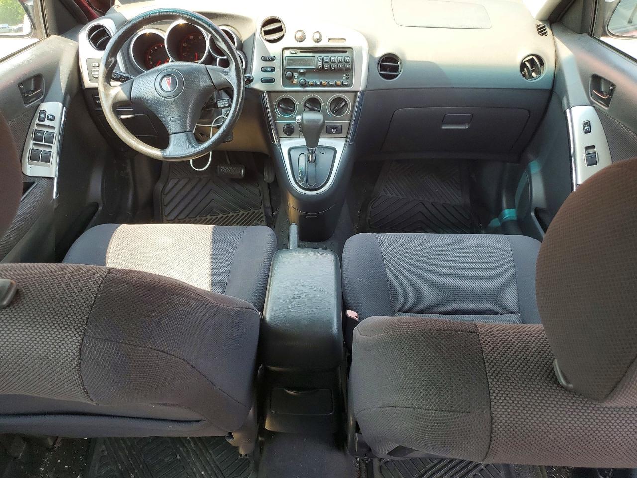 2004 Pontiac Vibe Red vin: 5Y2SL62844Z432467