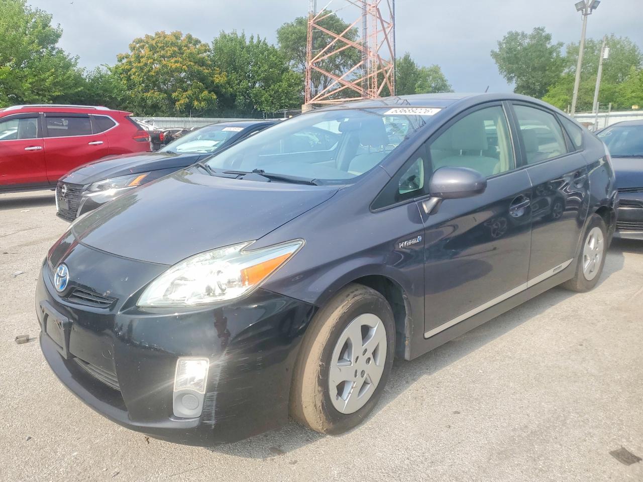 2010 Toyota Prius Iii Gray vin: JTDKN3DUXA5220033