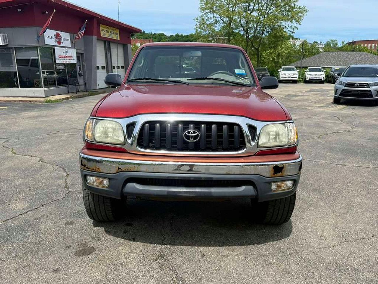 2002 Toyota Tacoma Xtracab Красный vin: 5TEWN72N52Z895629