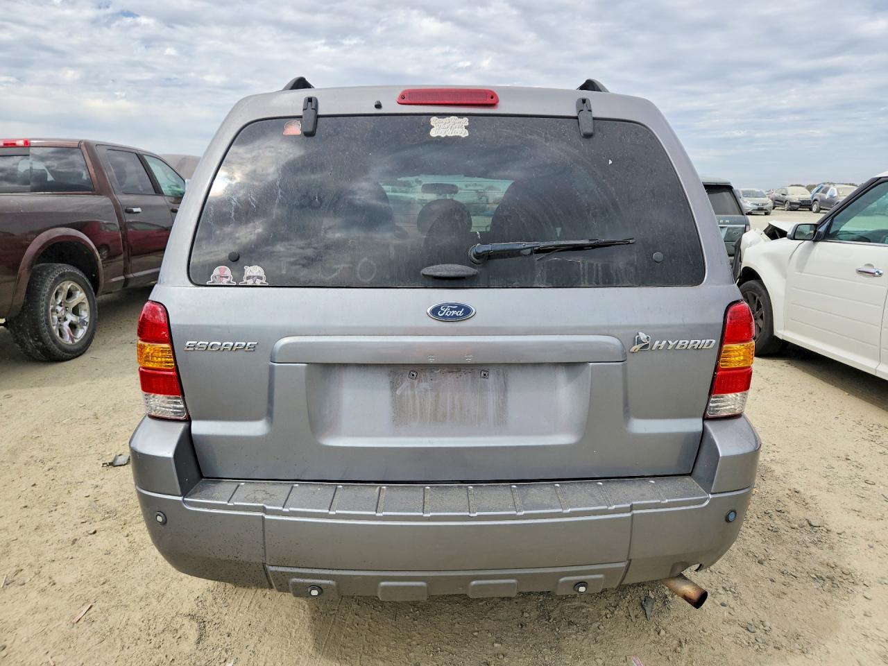 2007 Ford Escape Hev Gray vin: 1FMCU49H77KA91635