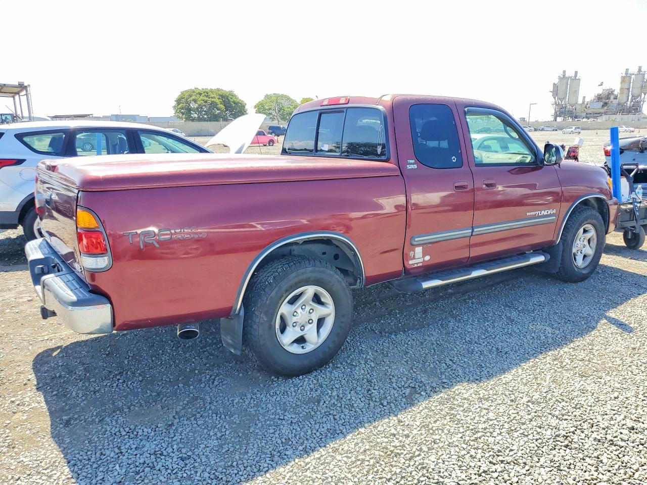 2003 Toyota Tundra Access Cab Sr5 Burgundy vin: 5TBRT34113S419908