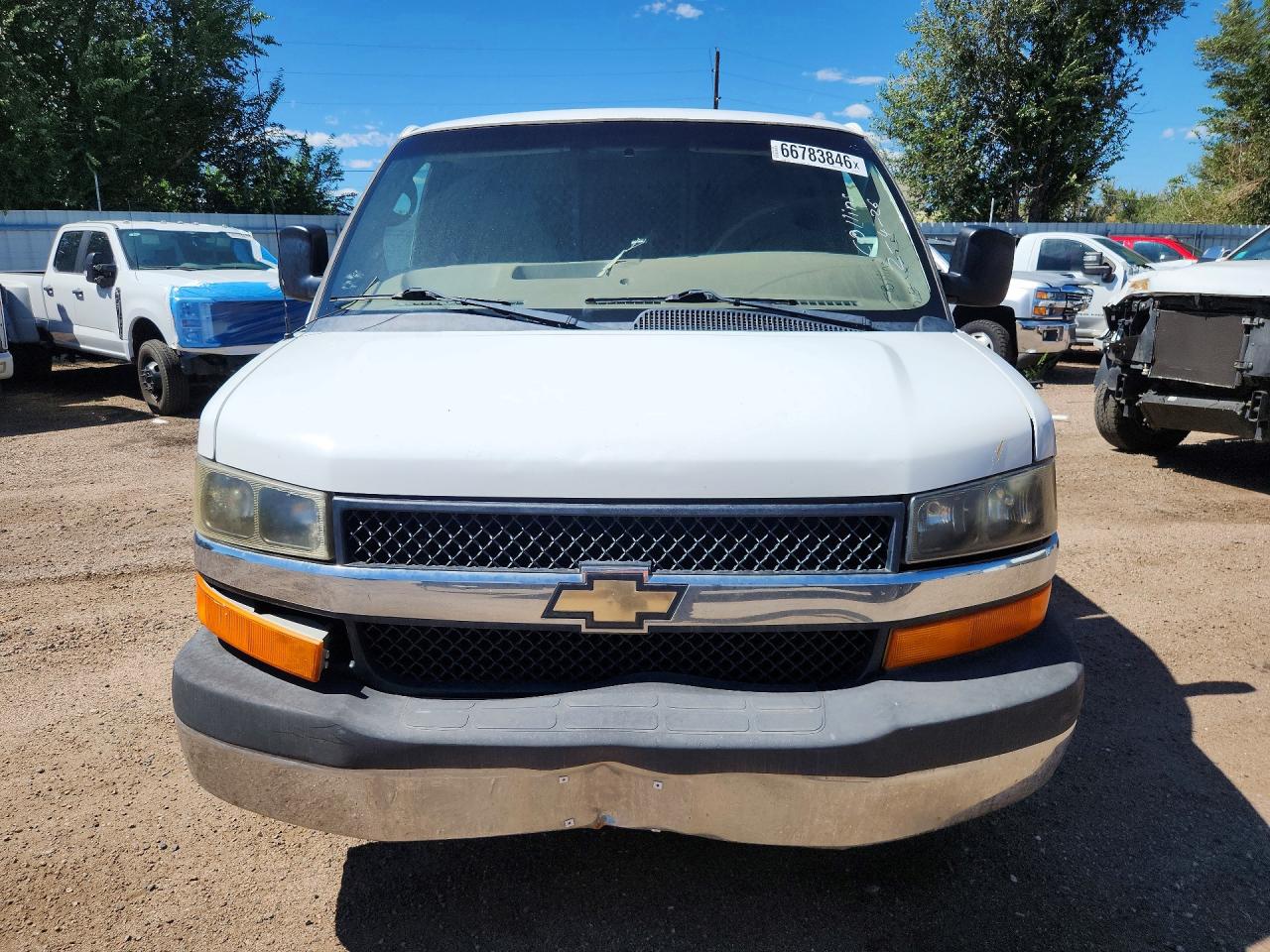 2013 Chevrolet Express G1500 White vin: 1GCSGAFX7D1164179