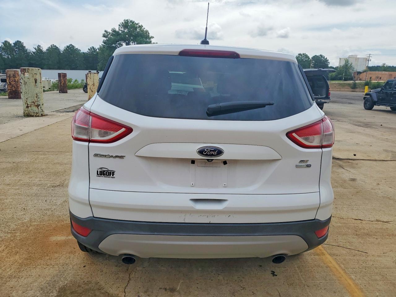 2014 Ford Escape Se Белый vin: 1FMCU9GX1EUC23796