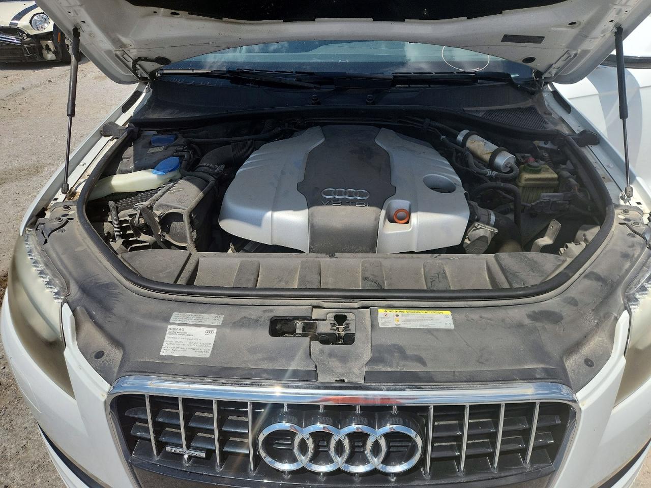 2013 Audi Q7 Premium Plus Белый vin: WA1LMAFE2DD005526