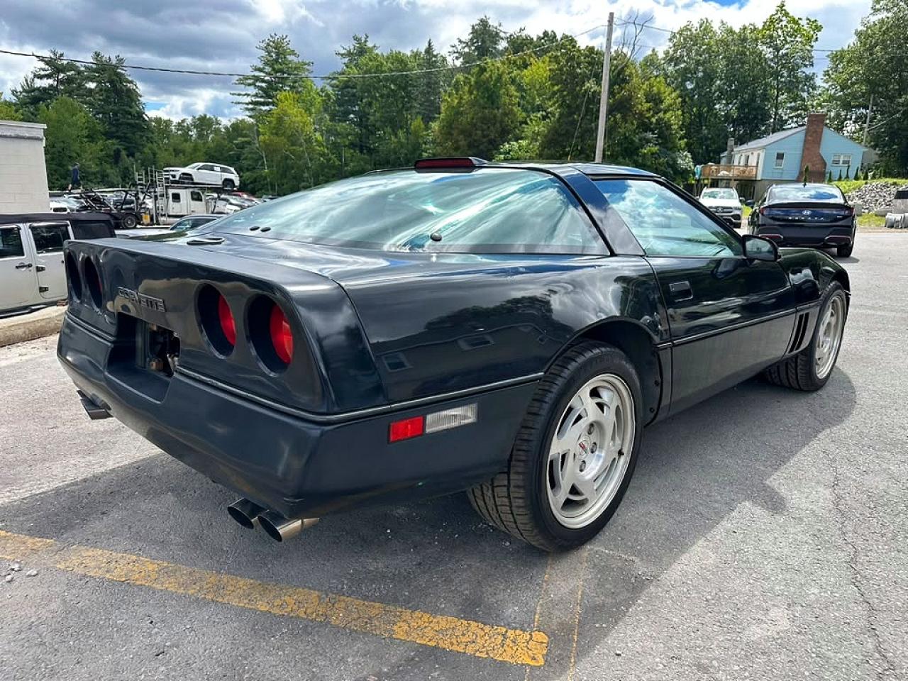 1990 Chevrolet Corvette Black vin: 1G1YY2381L5112976