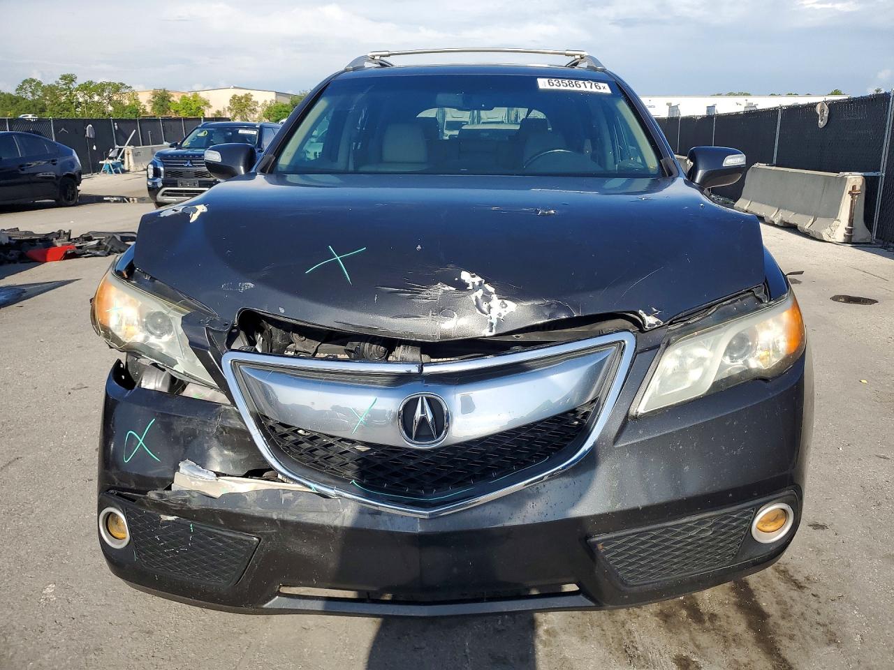 2014 Acura Rdx Gray vin: 5J8TB3H38EL001265