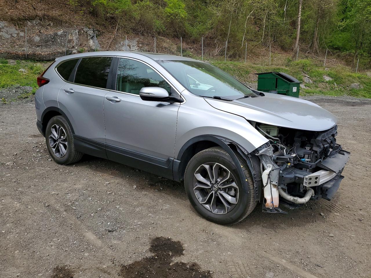 2020 Honda Cr-v Ex Silver vin: 2HKRW2H57LH622362