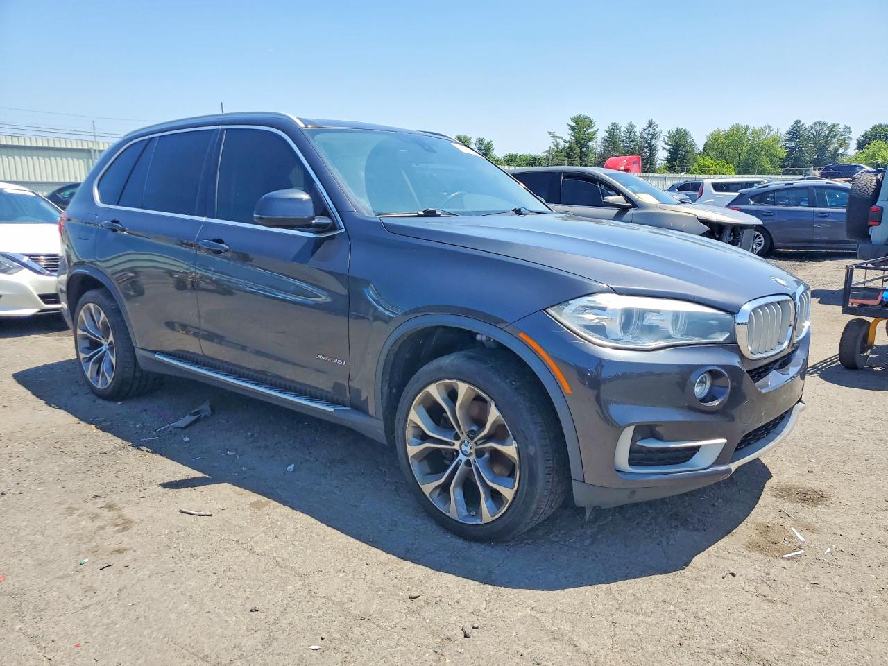 2015 Bmw X5 Xdrive35i Угольный vin: 5UXKR0C58F0P14486