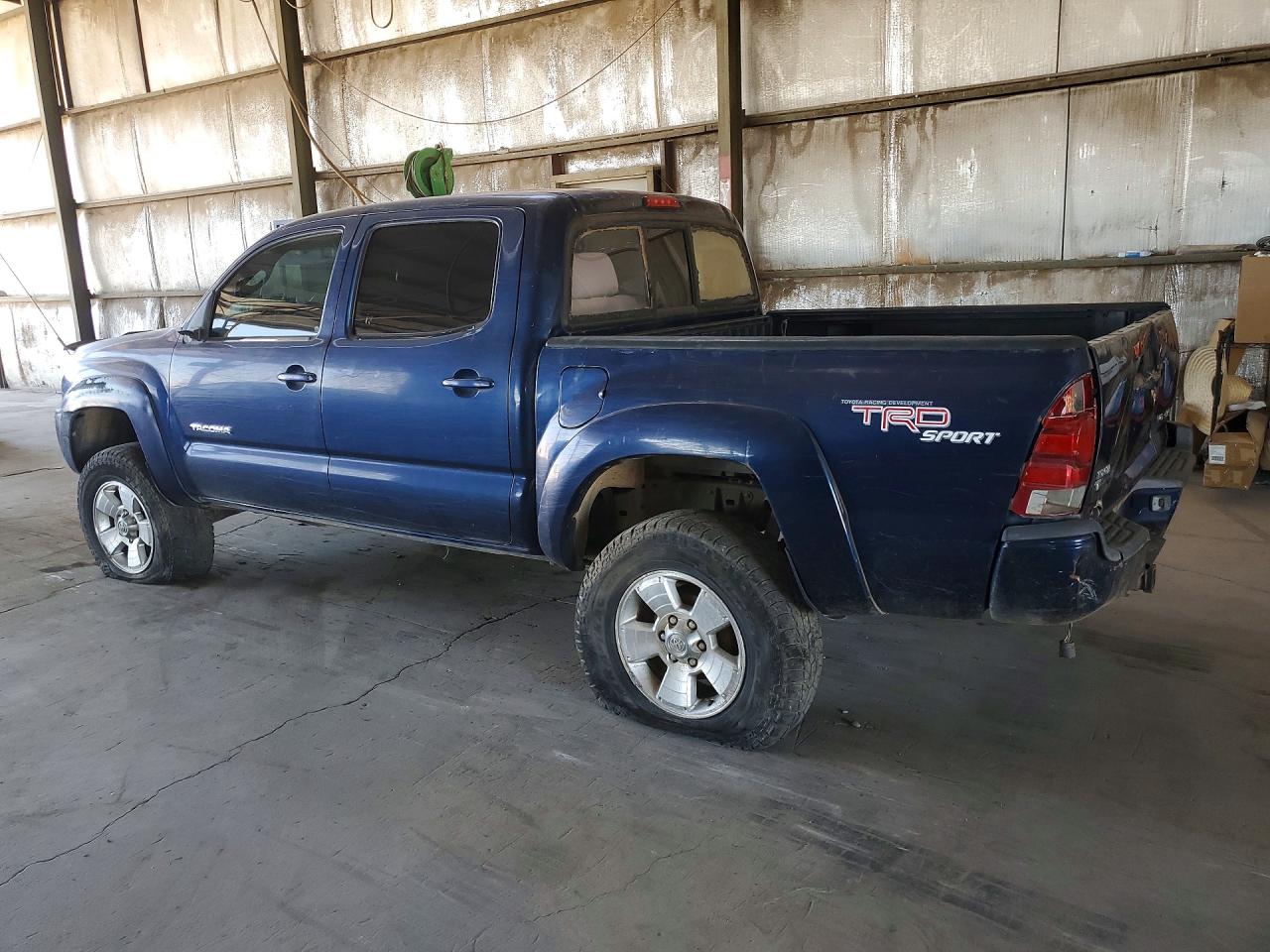 2005 Toyota Tacoma Double Cab Blue vin: 5TELU42NX5Z103015