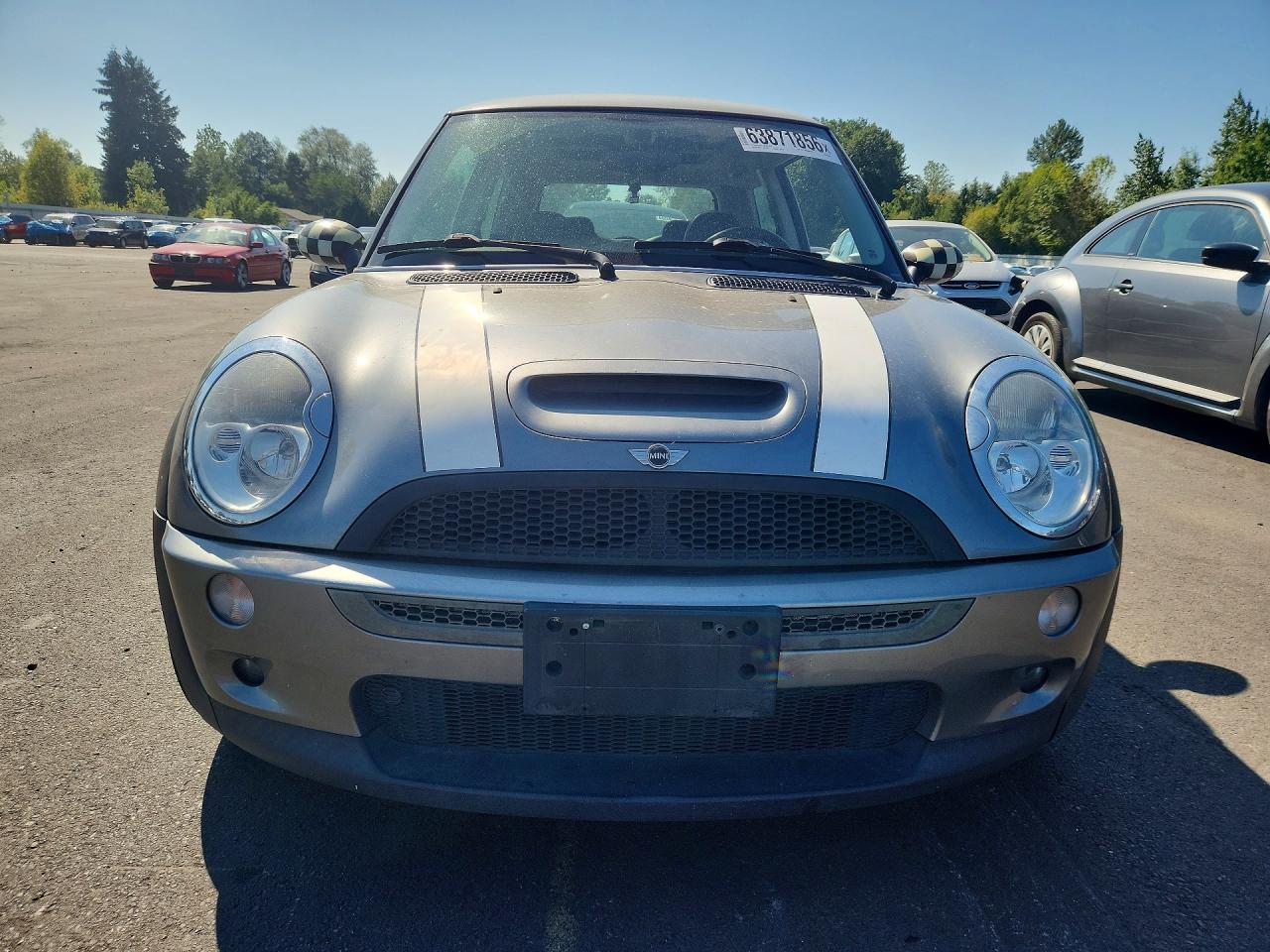 2004 Mini Cooper S Gray vin: WMWRE33494TD85071