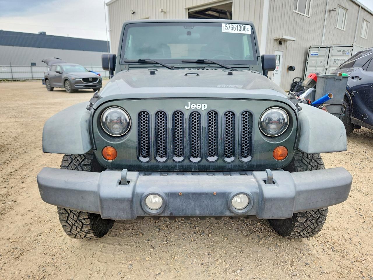 2012 Jeep Wrangler Unlimited Sport Green vin: 1C4BJWDG3CL100399