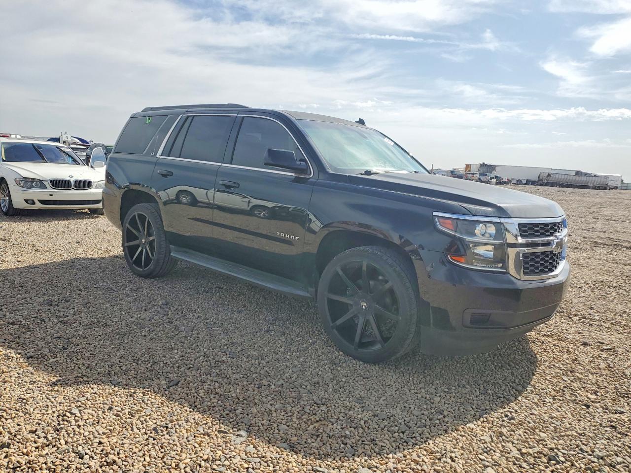 2015 Chevrolet Tahoe C1500 Ls Black vin: 1GNSCAKC4FR110946