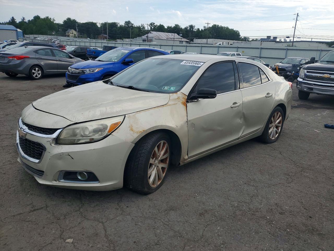 2014 Chevrolet Malibu 2lt Beige vin: 1G11E5SL1EF138282