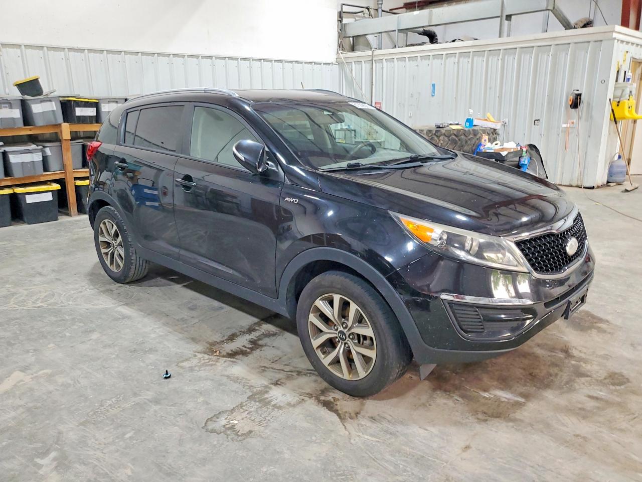 2014 Kia Sportage Lx Черный vin: KNDPBCAC2E7548373