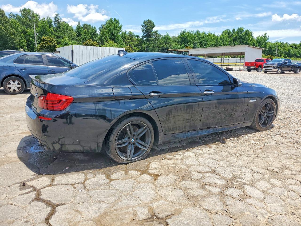 2014 Bmw 550 I Black vin: WBAKN9C53ED681385