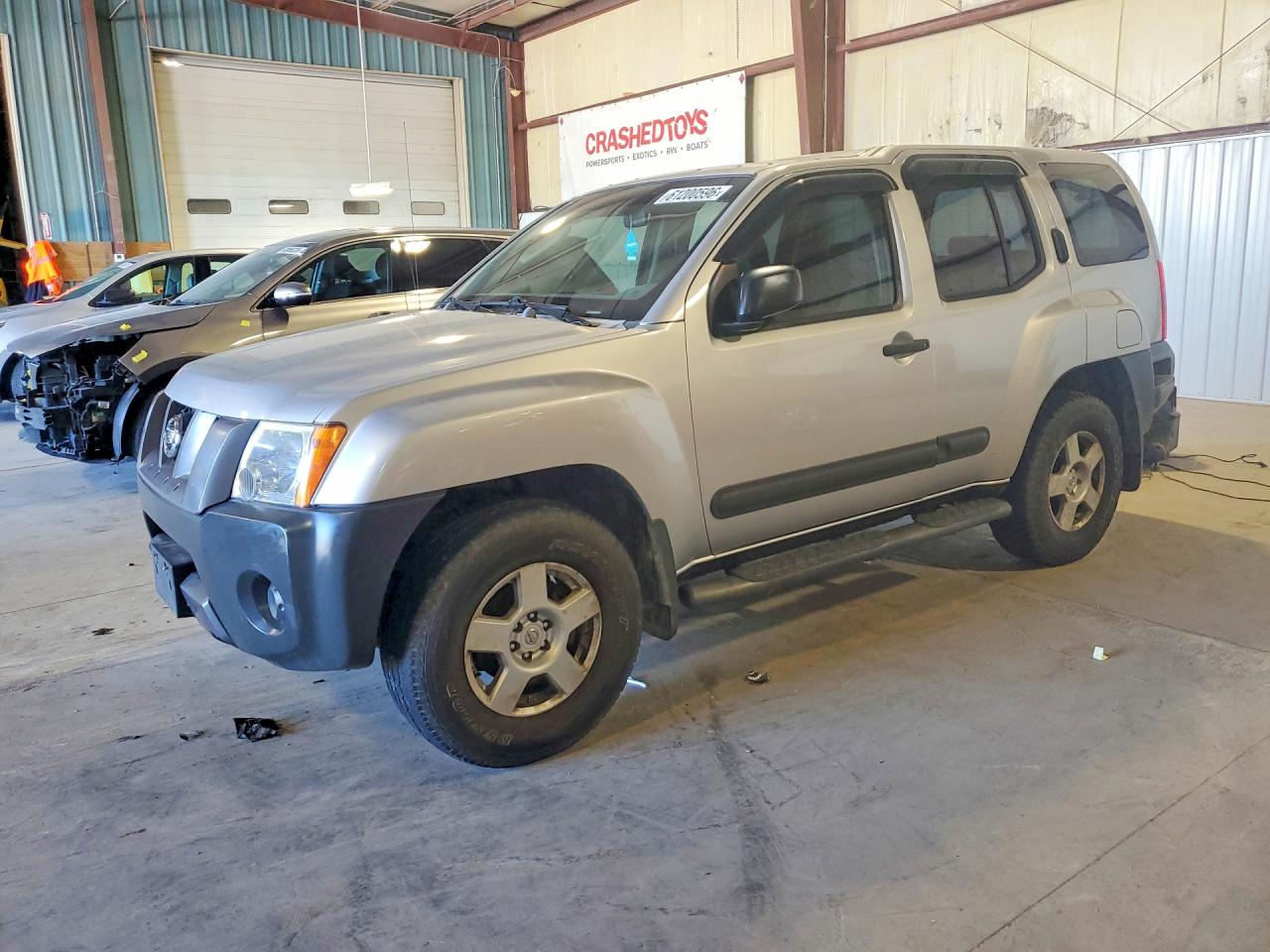2005 Nissan Xterra S Silver vin: 5N1AN08WX5C641222