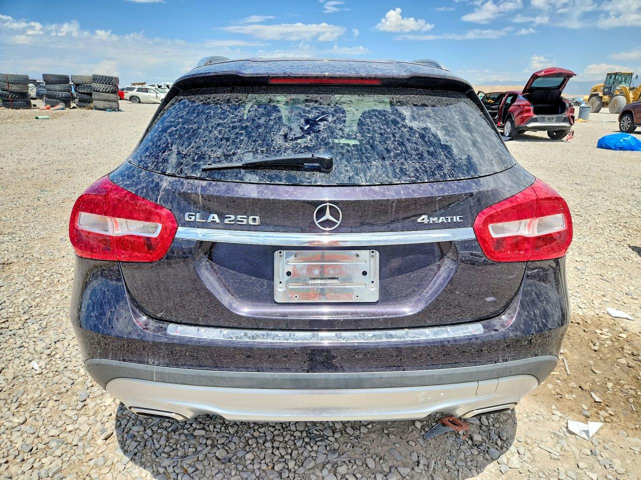 2015 Mercedes-benz Gla 250 4matic Purple vin: WDCTG4GB4FJ040604