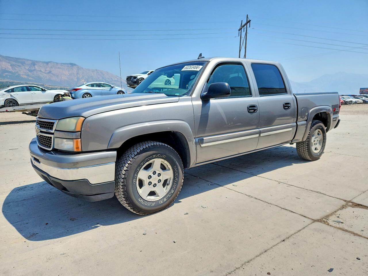 2006 Chevrolet Silverado K1500 Gray vin: 2GCEK13T261140298