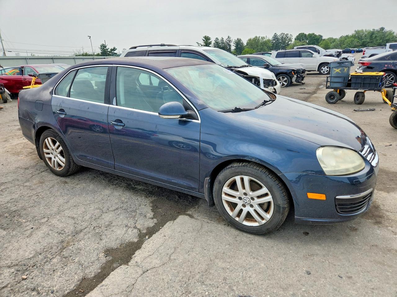 2009 Volkswagen Jetta Tdi Blue vin: 3VWRL71K29M046900