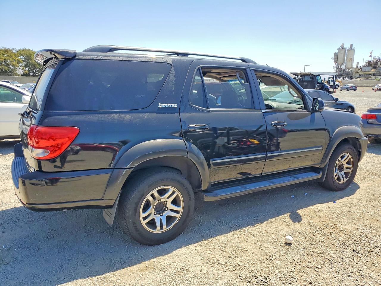 2005 Toyota Sequoia Limited Black vin: 5TDZT38A75S247100