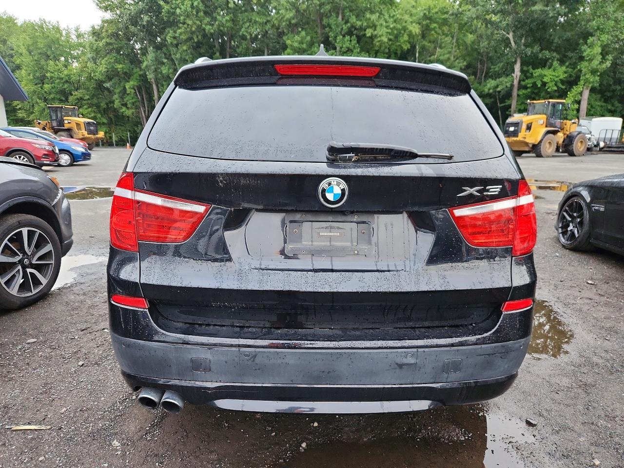2013 Bmw X3 Xdrive28i Black vin: 5UXWX9C53D0A11177