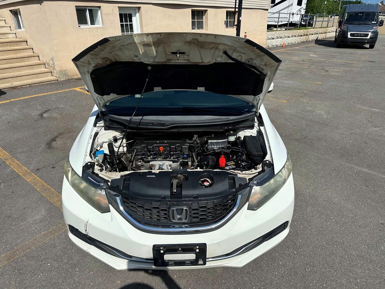 2015 Honda Civic Lx White vin: 19XFB2F50FE287052