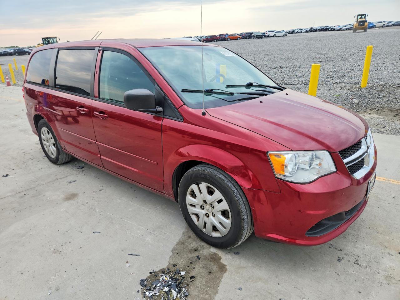 2015 Dodge Grand Caravan Se Red vin: 2C4RDGBG5FR616581