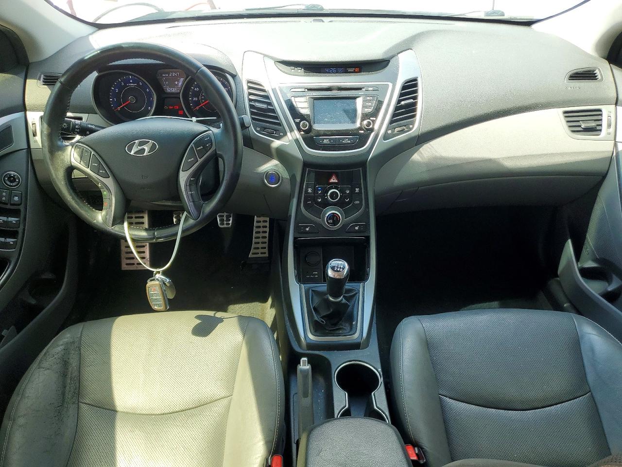 2014 Hyundai Elantra Sport Red vin: KMHDH4AH9EU174313